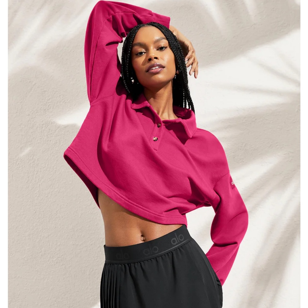 Alo polo henley pullover